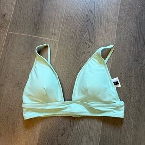 J. Crew mint bikini top (Sz S)